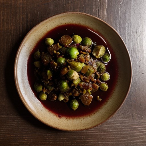 Wine & Honey Glazed Sprouts recipe image