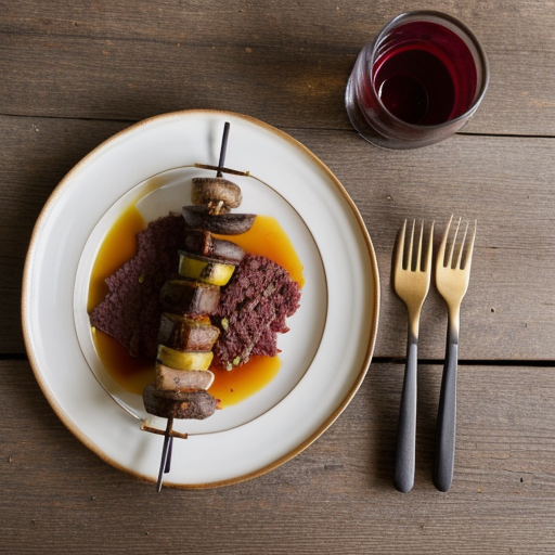 Wine Marinated Kabobs recipe image
