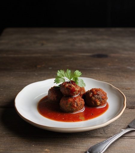 Wine Meatballs recipe image