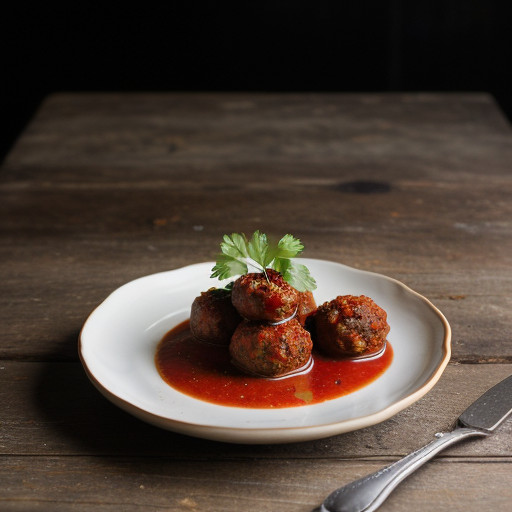 Wine Meatballs recipe image