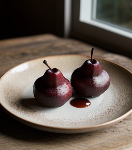 Wine-Poached Pears recipe image
