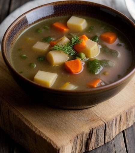Wine & Vegetable Soup recipe image