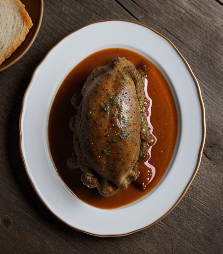 Wine and Chicken Livers recipe image