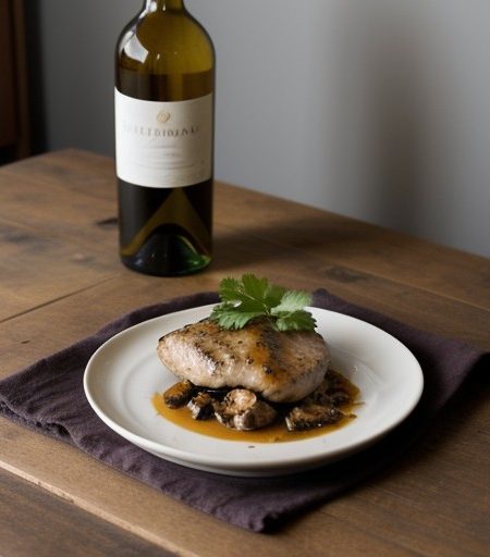 Wine and Mushroom Chicken recipe image