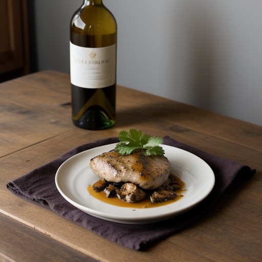 Wine and Mushroom Chicken recipe image