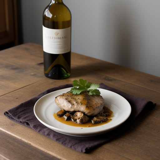 Wine and Mushroom Chicken recipe image