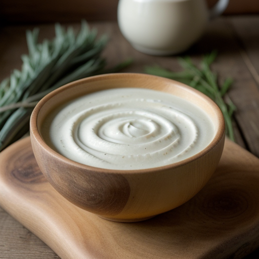 Winter Bisque With Chive-Cream Swirl recipe image