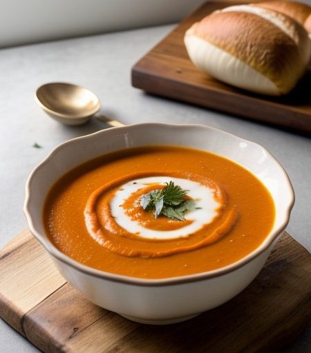 Winter Carrot Soup recipe image