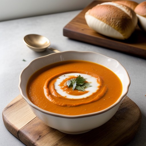 Winter Carrot Soup recipe image