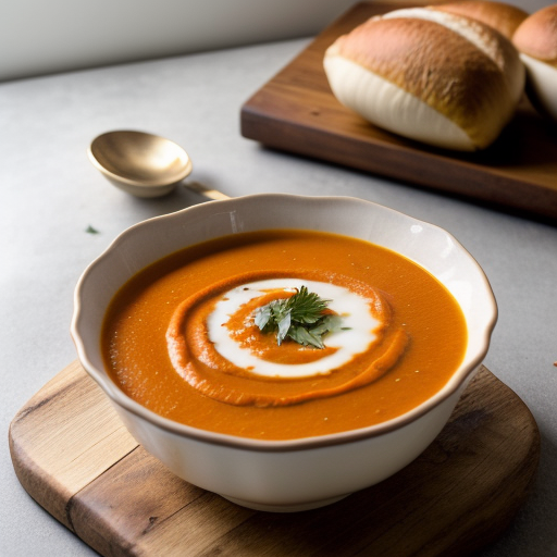 Winter Carrot Soup recipe image