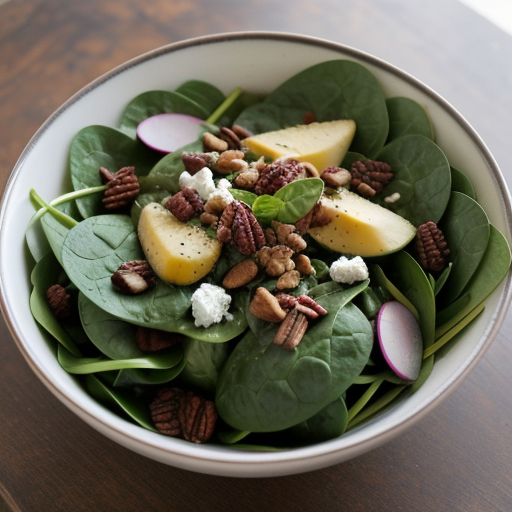 Winter Spinach Salad-Martha Stewart Living recipe image