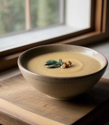 Winter Squash~ Apple & Walnut Soup recipe image