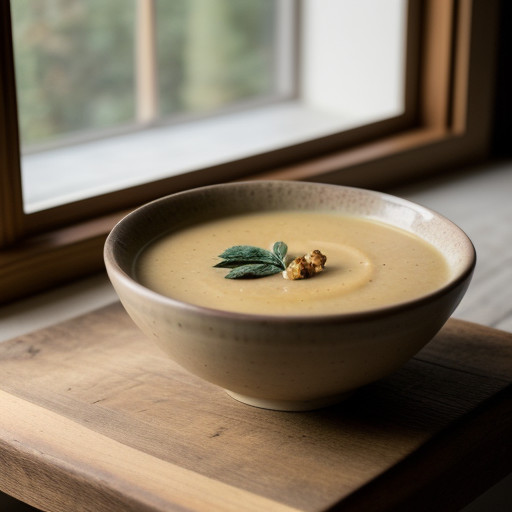 Winter Squash~ Apple & Walnut Soup recipe image