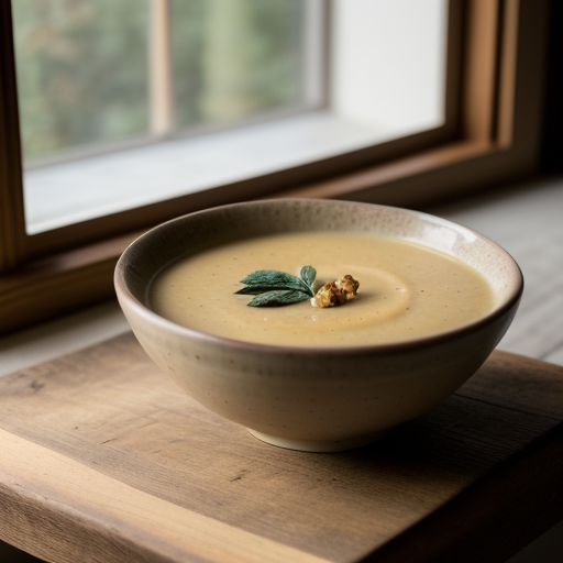 Winter Squash~ Apple & Walnut Soup recipe image