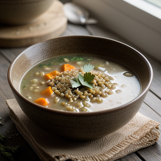Winter Vegetable & Barley Soup recipe image