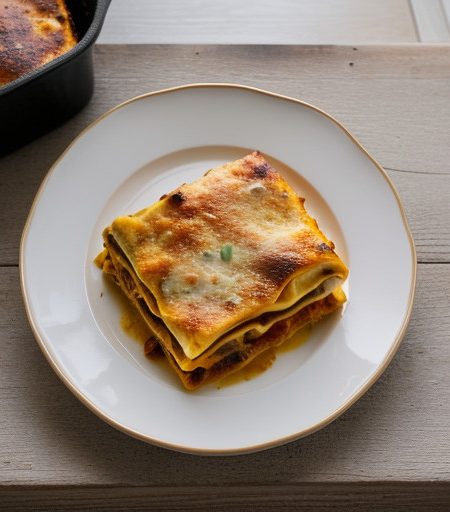 Winter Vegetable Lasagne recipe image