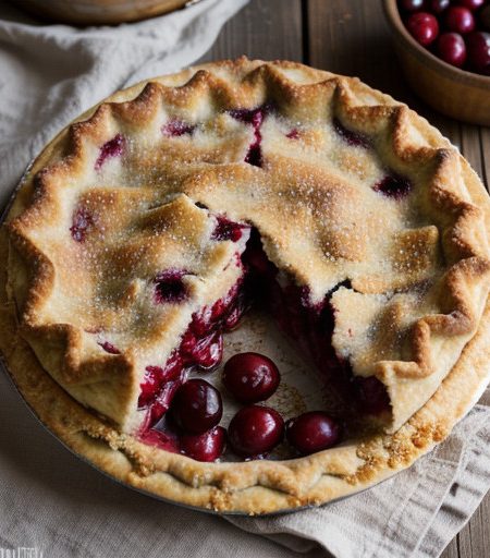 Wisconsin Cranberry Pie recipe image