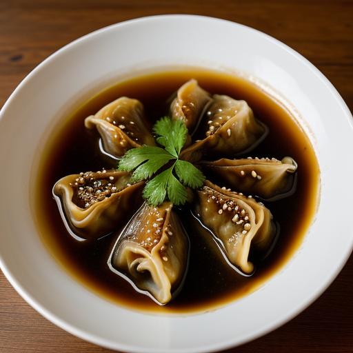 Won Ton in Oyster Sauce (Ho Yau Gon Lo Won To recipe image