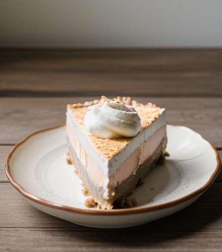 Wonderful Layered Peach Dessert recipe image