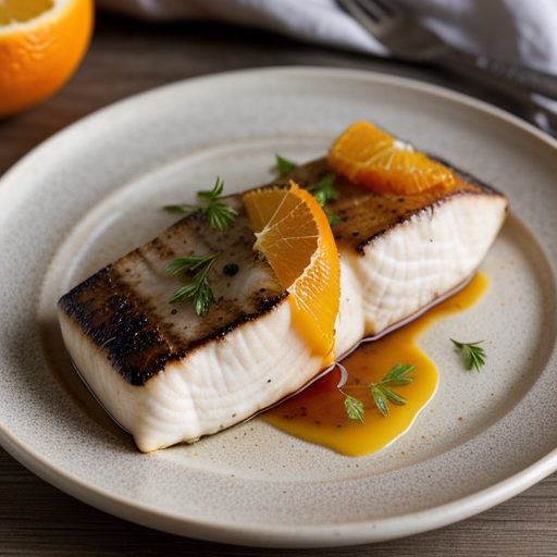 Worcester Broiled Halibut Steaks recipe image