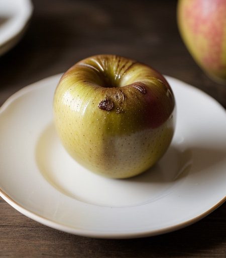 Wormy Baked Apples recipe image