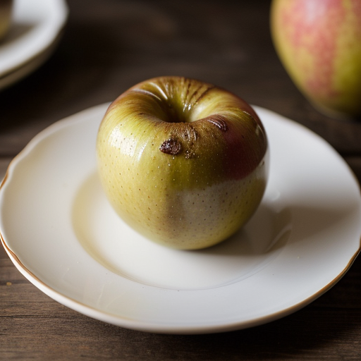 Wormy Baked Apples recipe image