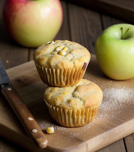Ww Apple & Cheddar Corn Muffins recipe image