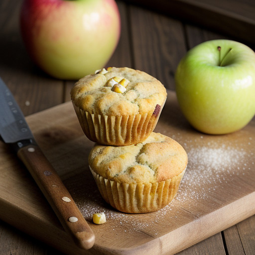 Ww Apple & Cheddar Corn Muffins recipe image