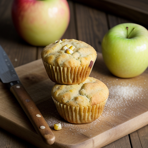 Ww Apple & Cheddar Corn Muffins recipe image