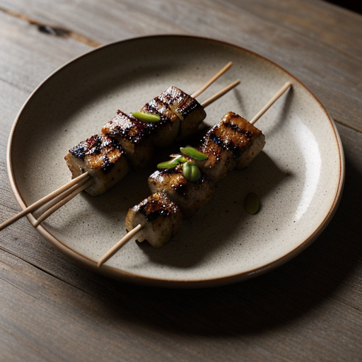 Yakitori (Broiled Chicken~ Scallions & Chic recipe image