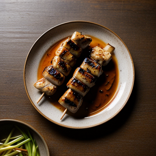 Yakitori (Broiled Chicken~ Scallions & Chicke recipe image