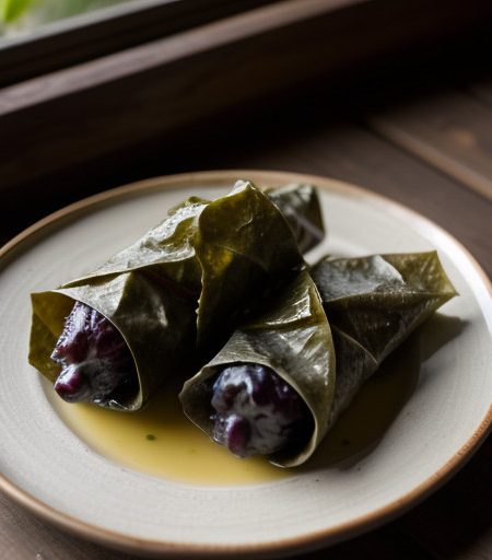 Yalanchi Sarma (Stuffed Grape Leaves recipe image