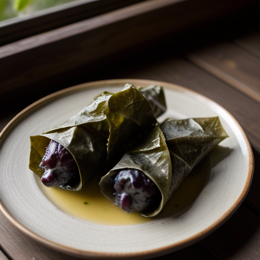 Yalanchi Sarma (Stuffed Grape Leaves recipe image