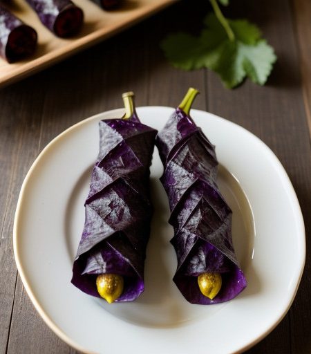 Yalanchi Sarna (Stuffed Grape Leaves recipe image