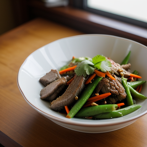 Yam Thua Phu (Spicy Winged Bean Salad recipe image