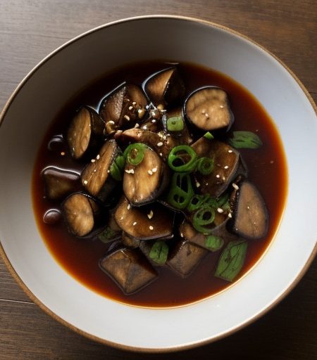 Yang Chow Eggplant in Hot Spicy Garlic Sauce recipe image
