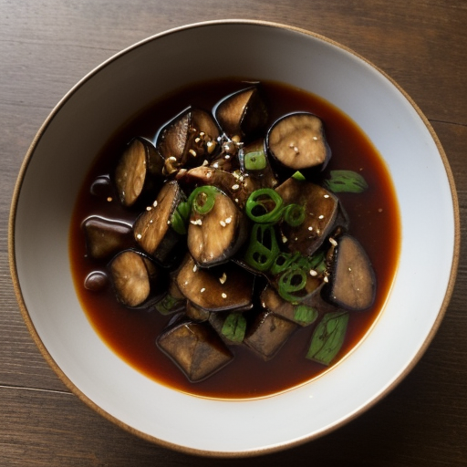 Yang Chow Eggplant in Hot Spicy Garlic Sauce recipe image