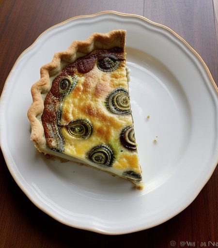 Yankee Fiddlehead Pie (Or Quiche recipe image