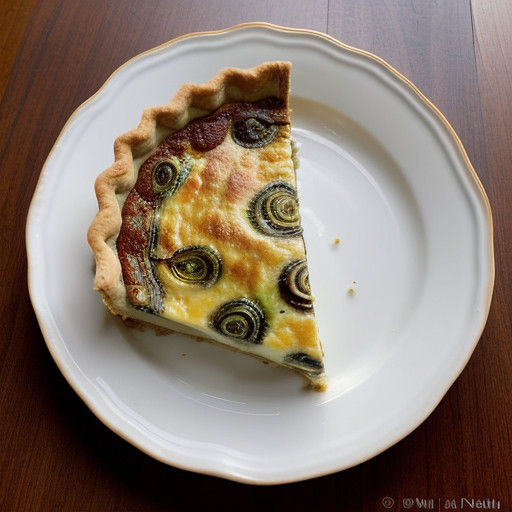 Yankee Fiddlehead Pie (Or Quiche recipe image