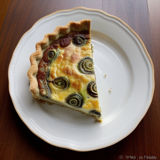 Yankee Fiddlehead Pie (Or Quiche recipe image