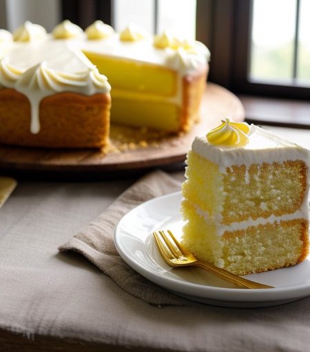 Yellow Delicate Cake recipe image