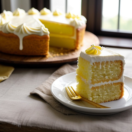 Yellow Delicate Cake recipe image