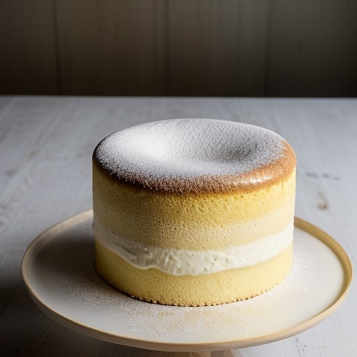 Yellow and White Angel Food Cake recipe image