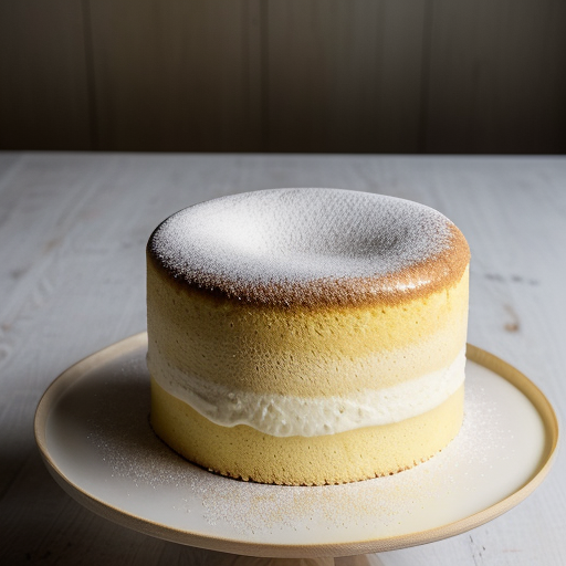 Yellow and White Angel Food Cake recipe image