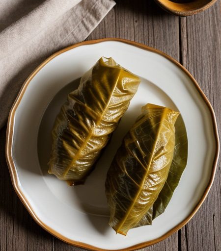 Yemista Me Lahano (Stuffed Cabbage Leaves recipe image