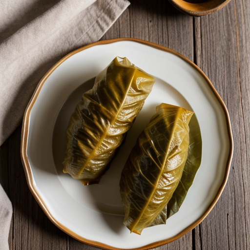 Yemista Me Lahano (Stuffed Cabbage Leaves recipe image