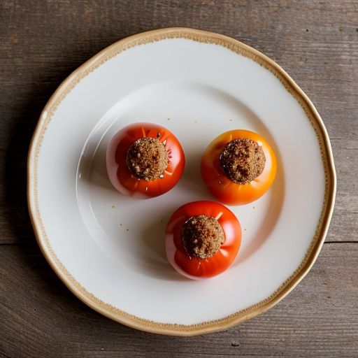 Yemistes Domates Me Avga (Stuffed Tomatoes W recipe image