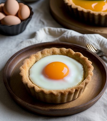 Yin-Yang Raspberry & Mandarin Orange Tart recipe image