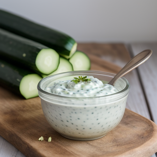 Yoghurt, Cucumber and Garlic Dip (Tzatziki recipe image