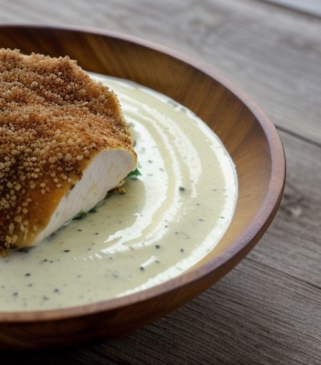 Yogurt Chicken With Garlic-Mint Dipping recipe image